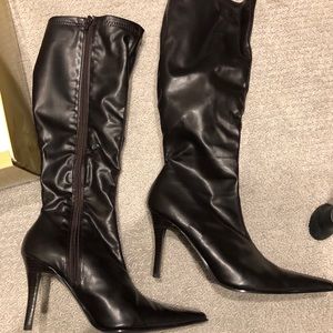 Michael Shannon Brown Knee High Boots